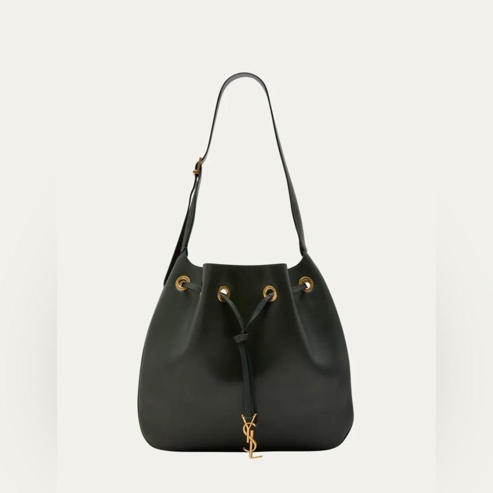Saint Laurent Paris VII Medium YSL Hobo Bag in Smooth Leather